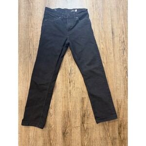 Volcom Solver Modern Straight Jeans Black Denim Mens Size 30 A1902404BR